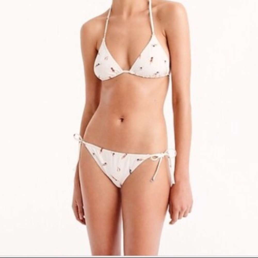 J. Crew Swimmer Print Bikini